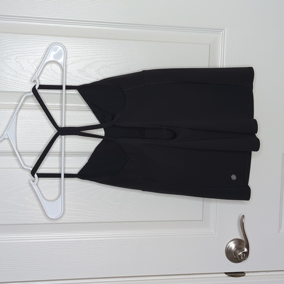 Athleta Vinyasa Support Top Black size Medium - Picture 2 of 7